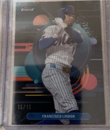 2025 Topps Finest #113 Francisco Lindor — front