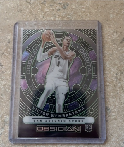 2023 Panini Obsidian Orbital #1 Victor Wembanyama — front