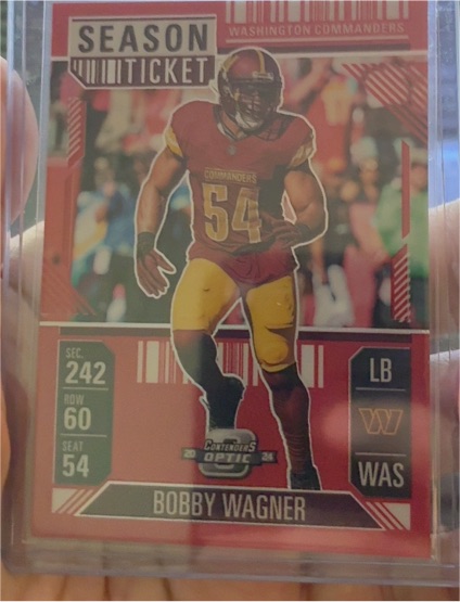 2024 Panini Contenders Season Ticket #54 Bobby Wagner — front