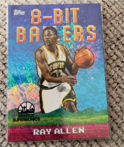 2025-26 Topps #8B-28 Ray Allen 8-Bit Ballers — front