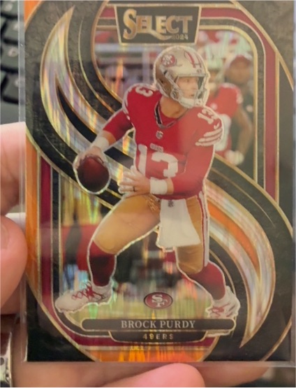 2024 Panini Select Premier Level #124 Brock Purdy — front