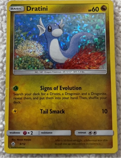 2018 McDonald's Promos #9 Dratini — front