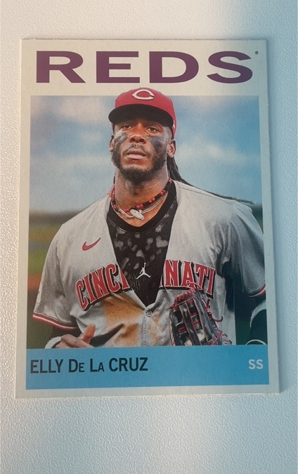 2025 Topps Heritage #H25-13 Elly De La Cruz — front