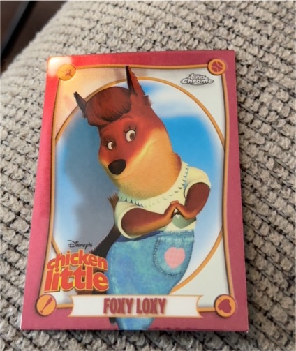 2025 Topps Chrome Disney Chicken Little #CL-7 Foxy Loxy — front
