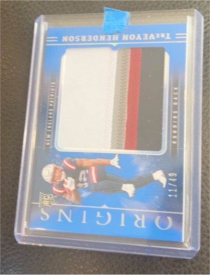 2025 Panini Origins #RJY-TH Treveyon Henderson — front
