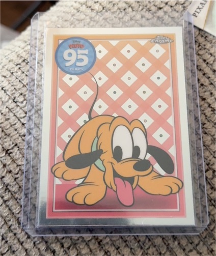 2025 Topps Chrome Disney #PL-2 Pluto 95 Years — front