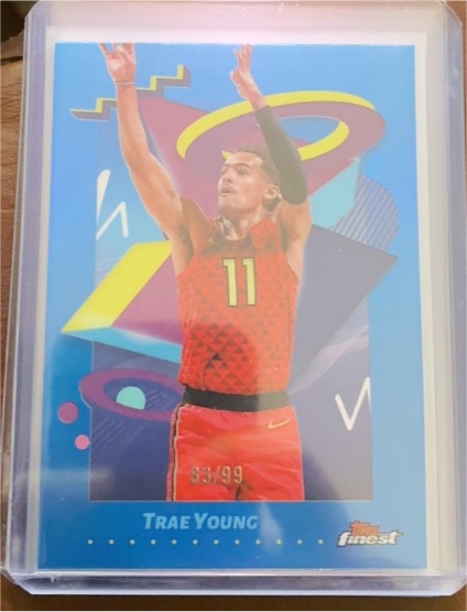 2024-25 Topps Finest #201 Trae Young — front