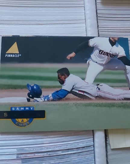 1994 Pinnacle #3 Sammy Sosa — front