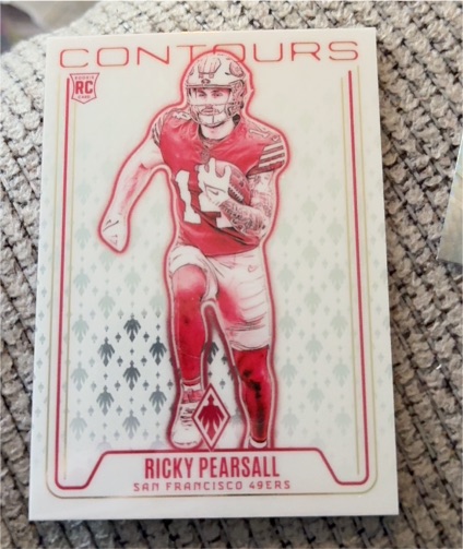 2024 Panini Phoenix #CON-RPL Ricky Pearsall Contours Rookie — front