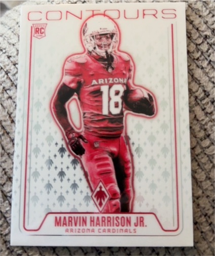2024 Panini Phoenix #CON-MHJ Marvin Harrison Jr. Contours — front