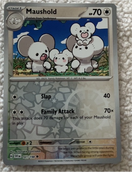 2024 Pokémon SV01: Scarlet & Violet Base Set #161 Maushold — front