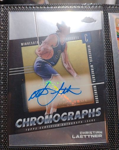 2025 Topps Chrome Chromographs #C-CLA Christian Laettner — front
