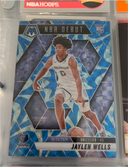 2024-25 Panini Mosaic #260 Jaylen Wells NBA Debut RC — front