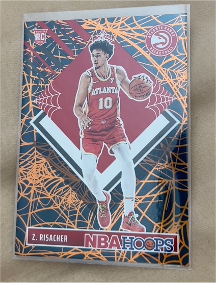 2024-25 Panini NBA Hoops Haunted Hoops #291 Zaccharie Risacher — front