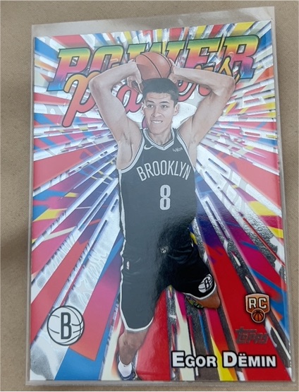 2025-26 Topps Basketball #PP-18 Egor Demin Power Players Rookie — front