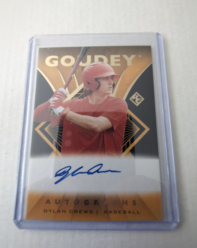 2023 Upper Deck Goodwin Champions Goudey Autographs #GA-DC Dylan Crews Rookie Auto — front
