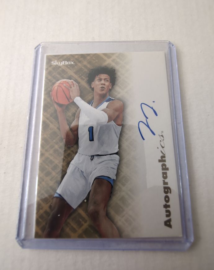 1996 SkyBox Autographics Jalen Johnson — front