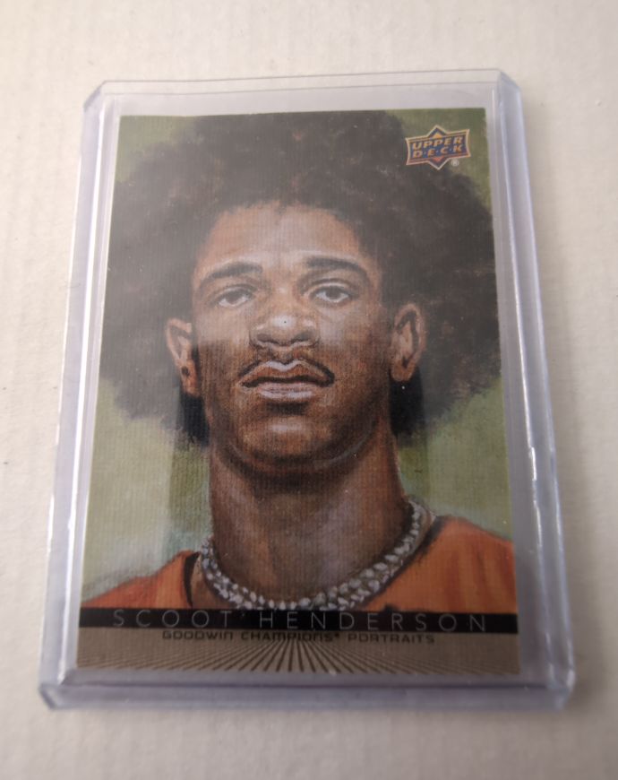 2022 Upper Deck Goodwin Champions Portraits #P-84 Scoot Henderson — front