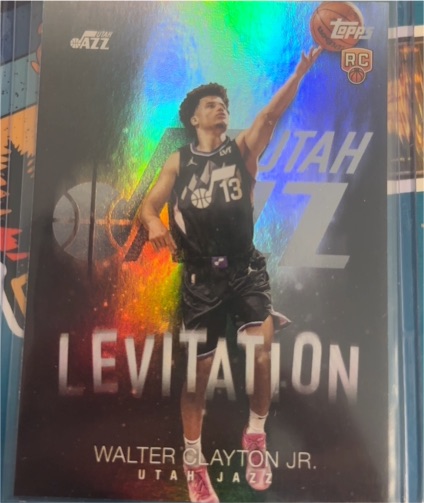 2025-26 Topps Levitation #L-18 Walter Clayton Jr. — front