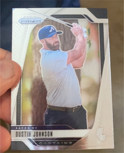 2025 Panini Prizm LIV #68 Dustin Johnson 4 Aces GC Captains — front