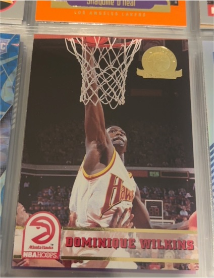 1993-94 NBA Hoops #7 Dominique Wilkins — front