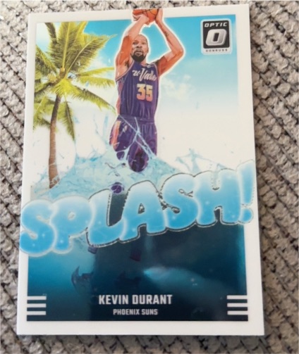 2024-25 Panini Donruss Optic #10 Kevin Durant Splash! Phoenix Suns — front