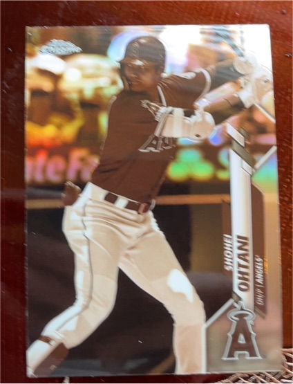 2020 Topps Chrome #21 Shohei Ohtani — front