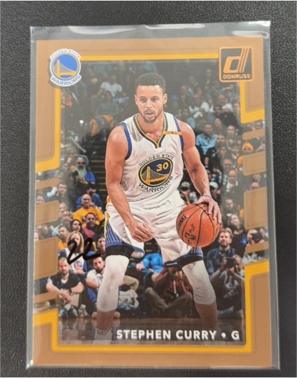 2017-18 Panini Donruss #46 Stephen Curry — front