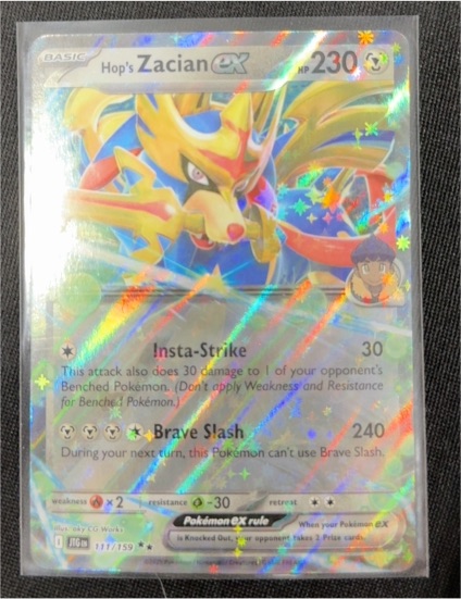 2023 Pokémon SV09: Journey Together #111 Hop's Zacian ex — front