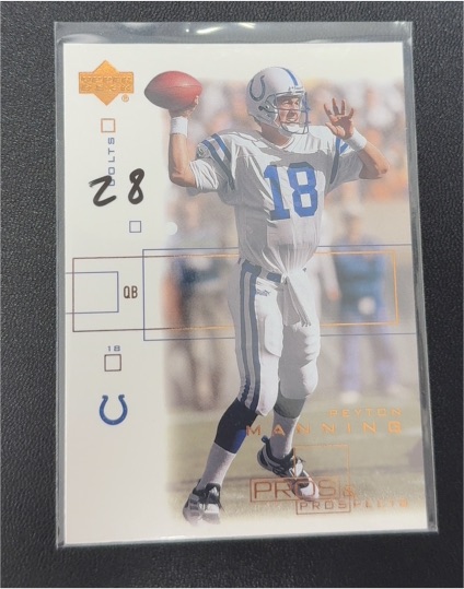 2001 Upper Deck Pros & Prospects #36 Peyton Manning — front