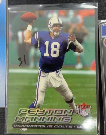 2000 Fleer Ultra #150 Peyton Manning — front
