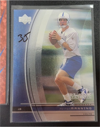1999 Upper Deck Black Diamond #45 Peyton Manning — front