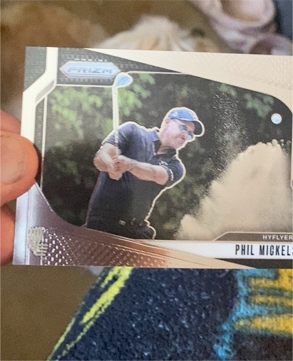 2025 Panini Prizm LIV Golf #90 Phil Mickelson — front
