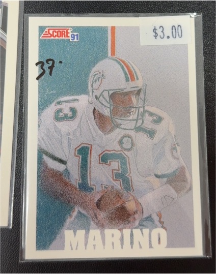 1991 Score #632 Dan Marino — front