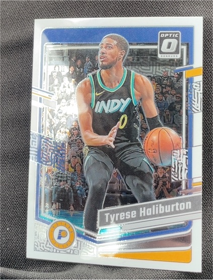 2023-24 Panini Donruss Optic #27 Tyrese Haliburton — front