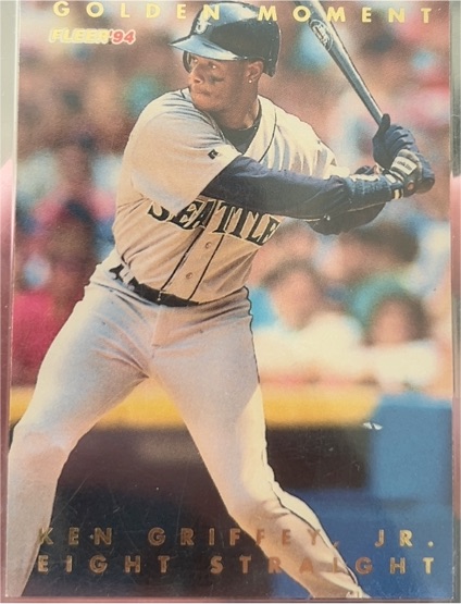 1994 Fleer #4 Ken Griffey Jr. Golden Moments — front