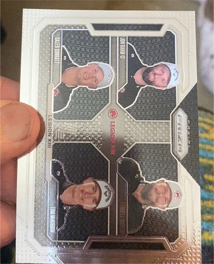 2024 Panini Prizm LIV Golf Legion XIII #62 Caleb Surratt Jon Rahm Sam Horsfield Ian Poulter — front