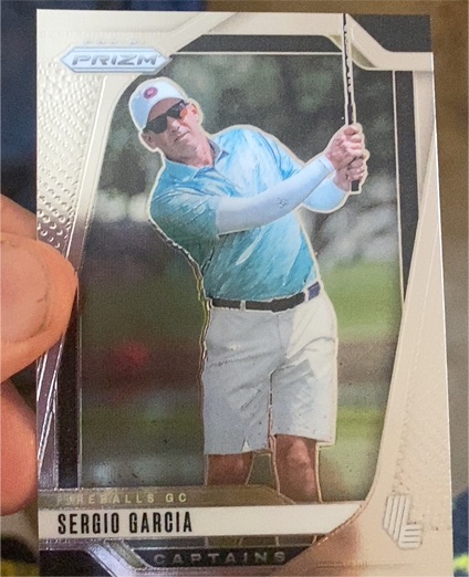 2025 Panini Prizm LIV Golf #71 Sergio Garcia Fireballs GC — front