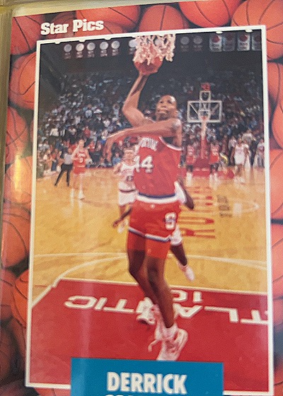 1990 Star Pics #43 Derrick Coleman — front