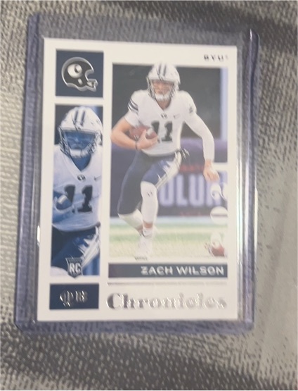 2021 Panini Chronicles Draft Picks #4 Zach Wilson — front