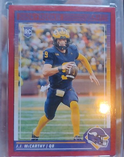 2024 Panini Score #304 J.J. McCarthy — front