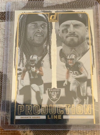 2024 Panini Donruss #3 Davante Adams / Maxx Crosby Production Line — front