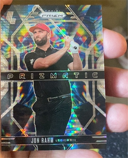 2025 Panini Prizm Prizmatic Jon Rahm — front