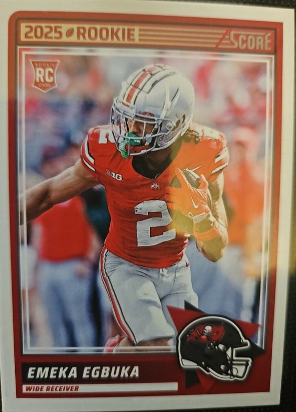2025 Panini Score #2 Emeka Egbuka — front