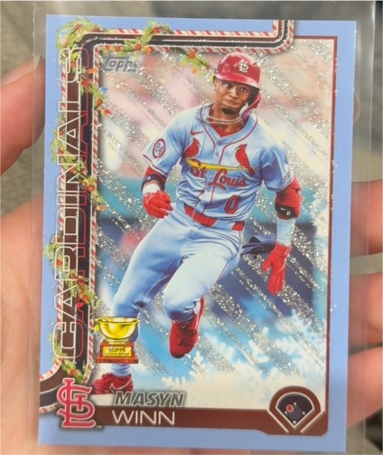 2025 Topps Holiday #H193 Masyn Winn — front