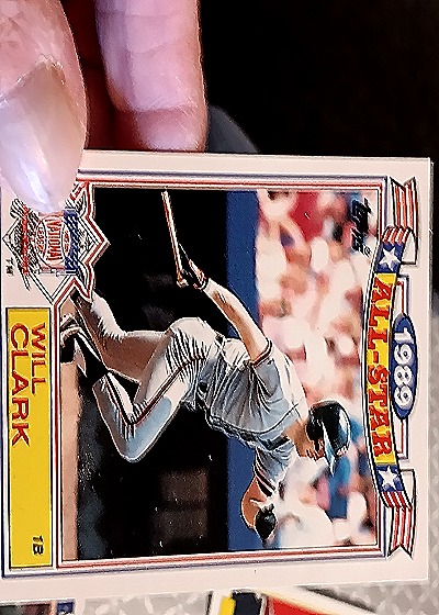 1989 Topps #13 Will Clark — front