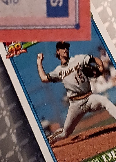 1991 Topps #394 Bob Welch — back