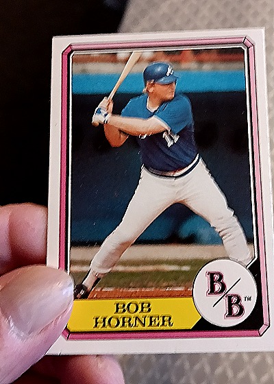1987 Topps Boardwalk and Baseball #23 Bob Horner — front