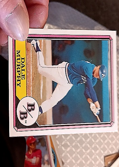 1987 Topps #3 Dale Murphy — front
