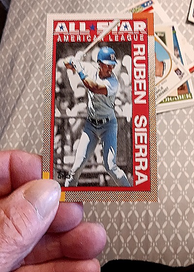 1990 Topps All-Star #390 Ruben Sierra — front